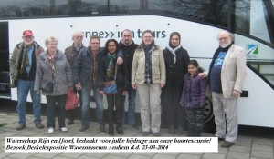 Bedankje WRIJ sponsoring buurtexcursie Berkelexpositie Watermuseum Arnhem 23032014