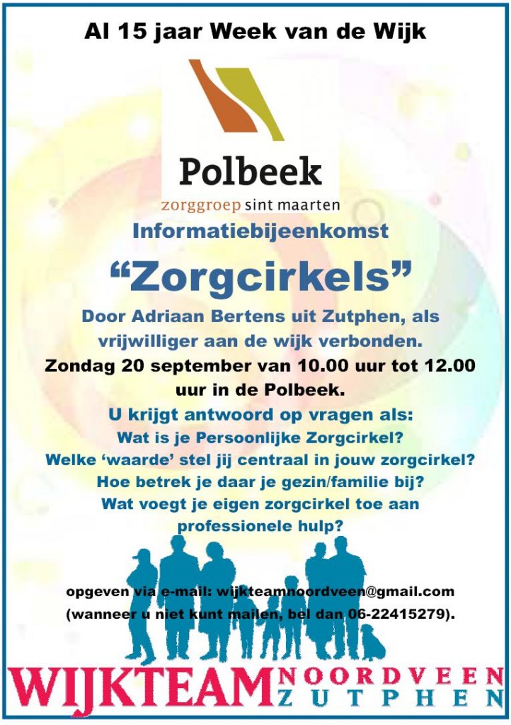 Flyer Bijeenkomst Zorgcirkels WvdW 20092015