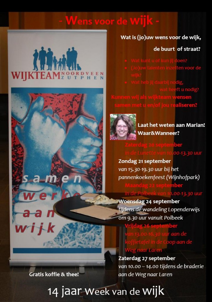Flyer Wens voor de Wijk 2014