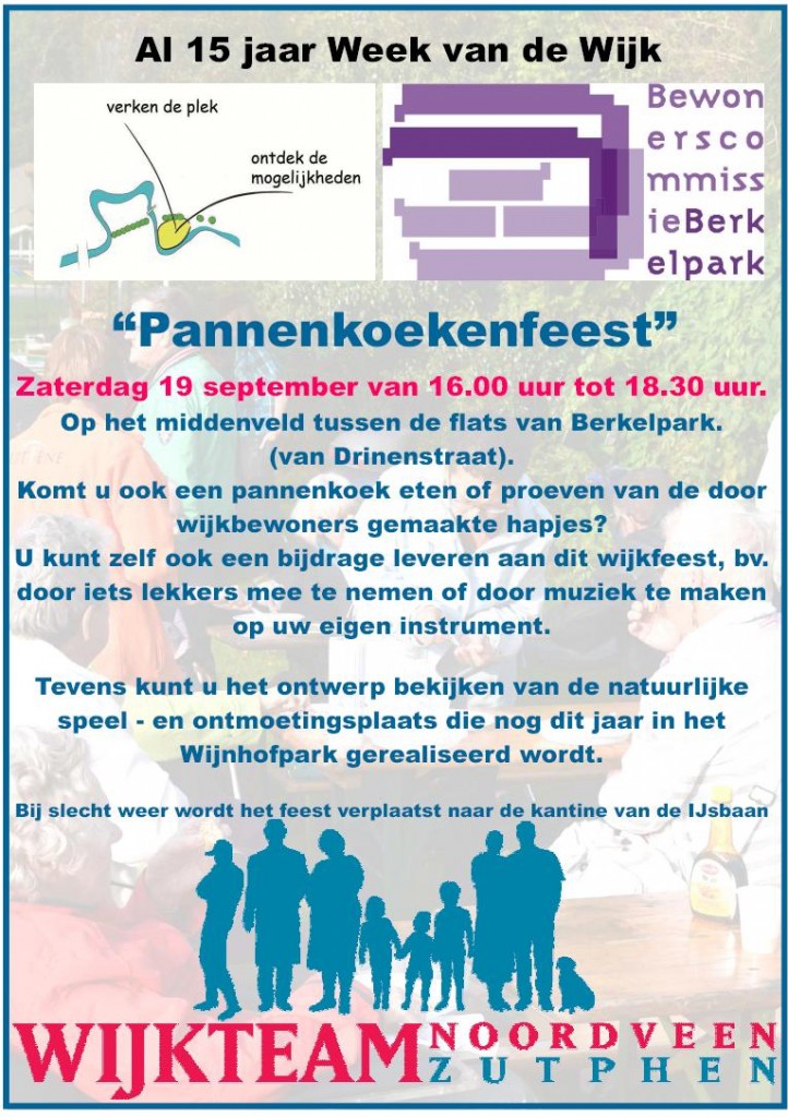 Flyer pannenkoekenfeestWvdW 2015