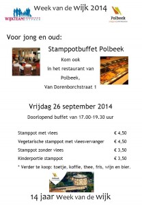 Flyer stamppotbuffet WvdW 26 sept 2014