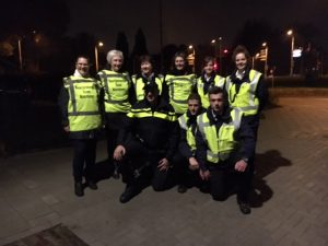 Teamleden deden met de politie mee aan de landelijke actie 1 Dag Niet 2016