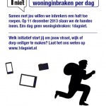Inbraken 1 dag niet!
