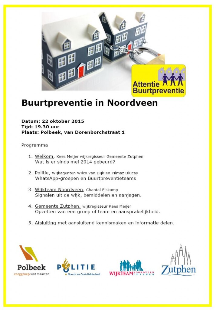 Programma Infoavond buurtpreventie 22102015