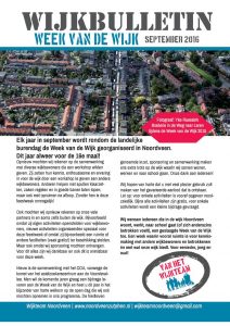 Voorzijde Wijkbulletin WvdW 2016